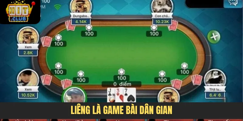 Liêng là game bài dân gian